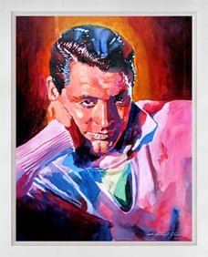 Debonaire Mixed Media Original on canvas by David Lloyd Glover Cary Grant