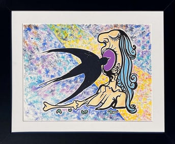 Salvador Dali Original Lithograph Limited Edition Civilization Defeated. Le Jungle Humane Suite
