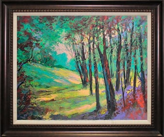 Original on canvas Michael Schofield landscape