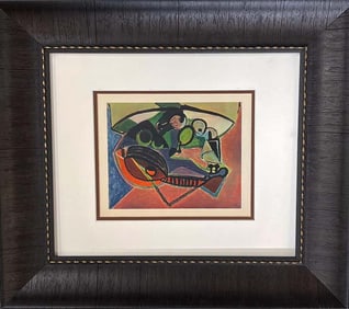 Pablo Picasso Color plate lithograph 1968