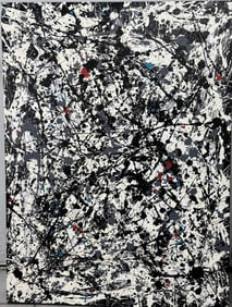 Original Absract on canvas by Michael Schofield