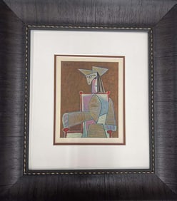 Pablo Picasso Color plate lithograph 1968