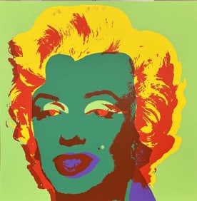 Marilyn Monroe Andy Warhol Serigraph Limited Edition Sunday B. Morning