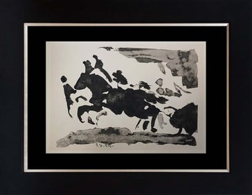 Pablo Picasso 1961 Lithograph Toros Y Toreros.