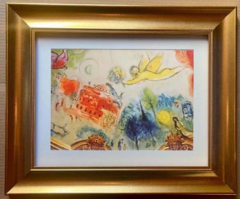 Marc Chagall Llithograph Hand signed