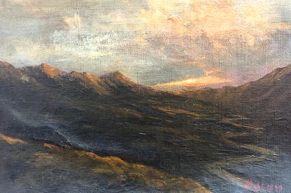 Johan Christian Clausen Oil on canvas