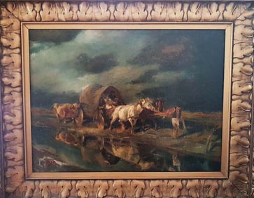 Fernando Fader Original Oil on canvas from 1906