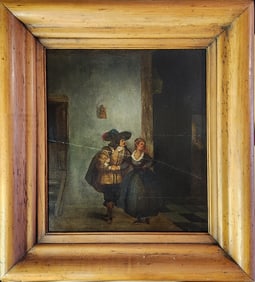 Epinat Fleury OLD ROMANTIC PAINTING EPINAT FLEURY 1764 – 1830 STUDY OF JACQUES-LOUIS DAVID.