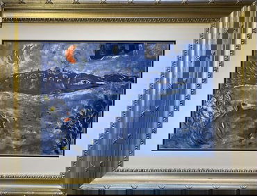 Marc Chagall Hand signed Lithograph