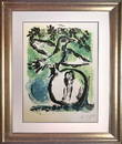 Marc Chagall  1962 L'oiseau Vert The Green Bird Limited edition Lithograph  Hand signed and numbered