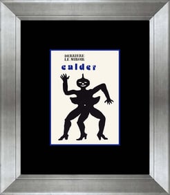 Alexander Calder lithograph Calder printed 35 years ago Derriere le Miroir