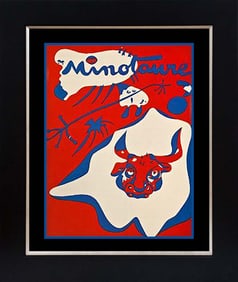 Joan Miro Lithograph 1972 Paris.