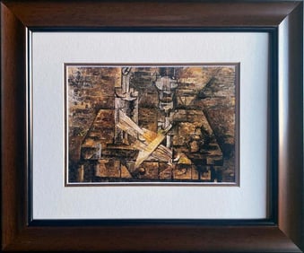 Georges Braque Color Plate Lithograph from 1970