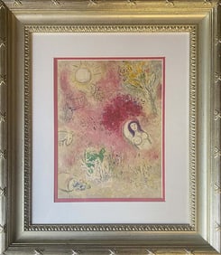 Marc Chagall Hand signed Lithograph from 1977