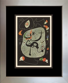 Joan Miro Lithograph from 1968.