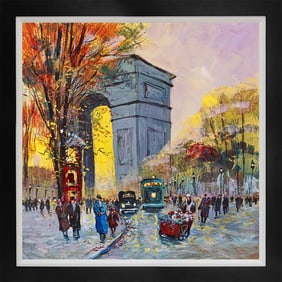 Michael Schofield Landscape Hand embellished canvas