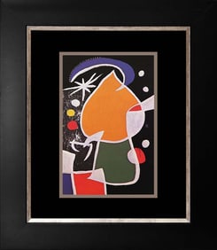 Joan Miro Color Plate Lithograph 1979