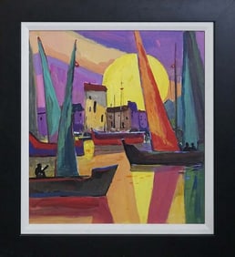 Michael Schofield Hand embellished canvas