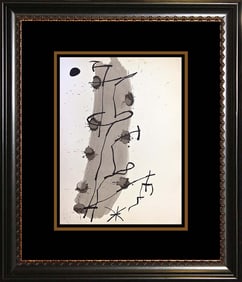 Joan Miro 1967 Original Lithograph Maeght Foundation.