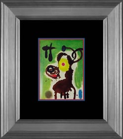 Joan Miro Original Color Plate Lithograph 1968