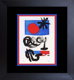 Joan Miro Color Plate Lithograph 1962 Maeght Paris