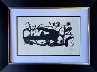 Joan Mrio 1970 Fotoscript Original Lithograph Hand signed HC Artist Proof