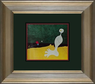 Joan Miro Color Plate Lithograph after Miro 1968