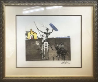 Salvador Dali Lithograph Limited Edition Impossible Dream