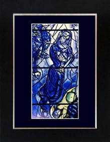 Marc Chagall Lithograph after Chagall Jerusalem Windows