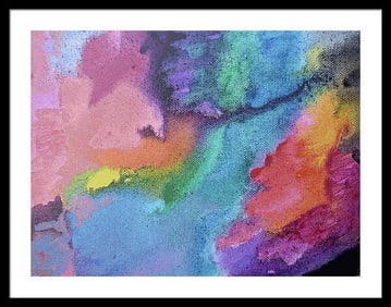 Astral Glade Abstract Original Mixed Media on canvas David Lloyd Glover