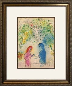Marc Chagall hand signed lithograph