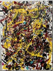 Original Absract on canvas by Michael Schofield