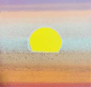 Serigraph by Andy Warhol Sunset
