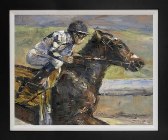 Jorn Fox hand embellished limited edition on canvas