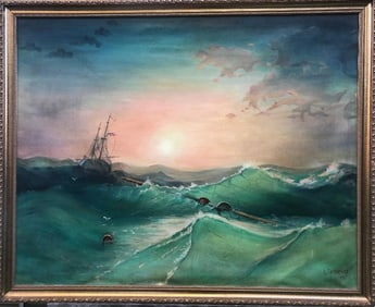 Original oil on canvaas by Grineva.