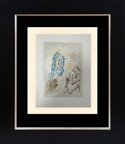 Salvador Dali 1964 Original Wood Block Divine Comedy.