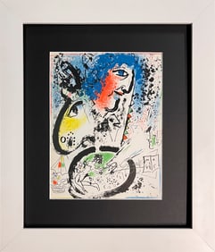 Marc Chagall color plate Lithograph from 1970