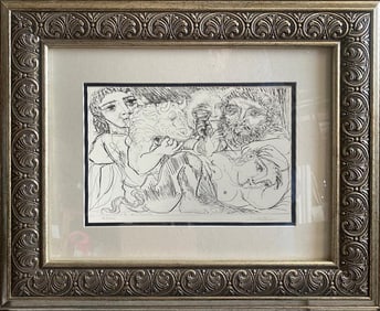 Pablo Picasso Lithograph from 1990 Suite Vollard. Authorized by the Picasso Family.