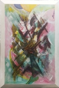 Original oil on canvas Abstract by Alexander