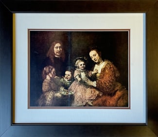 Rembrandt Color Plate Lithograph after Rembrandt