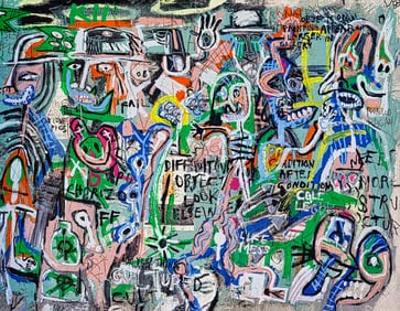 Culture. Limited Edition on paper by Gino Perez Abstract