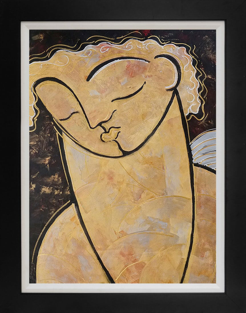 Gaylord Soli Original on canvas 40 x 30 inches: Gaylord Soli Original oil on canvas.Hand signed by the artist. 30 x 40 approx Includes certificate of authenticity. Custom framed and includes certificate This work was purchased directly from the art