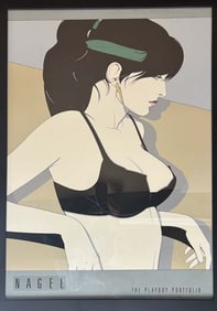 Lithograph by Patrick Nagel The Playboy Portfolio 1987