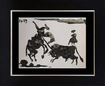 Pablo Picasso 1961 Lithograph Toros Y Toreros.