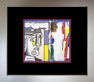 Roy Lichtenstein 1993 Color Plate Lithograph after Lichtenstein