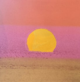 Sunset Andy Warhol Serigraph from 1972