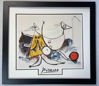 Pablo Picasso lithograph from 1982 Marina Picasso Collection