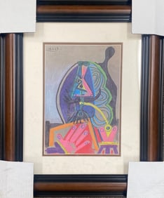 Pablo Picasso Color Plate Lithograph from 1970