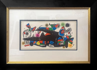 Joan Miro Lithograph from 1970