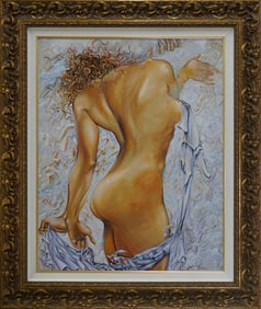 Arina Mixed media original on canvas Morning